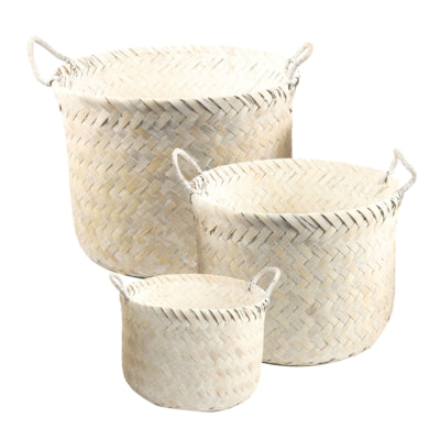 Countryfield Korb Rosita Creme 41,5 cm 3er Set | 2 Stk