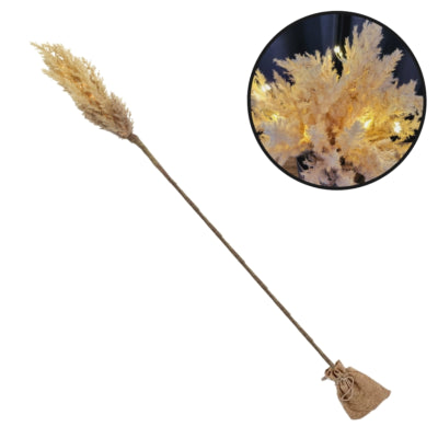 Countryfield Kunstzweig Astilbe LED auf Batterie hellbraun 90 cm | 12 Stück