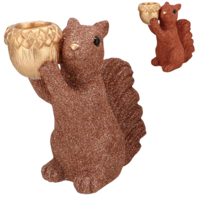 Daan Bugholzschale Jingle Eichhörnchen stehend nackt kupferfarben 21 cm 2 sortiert | 6 Stück