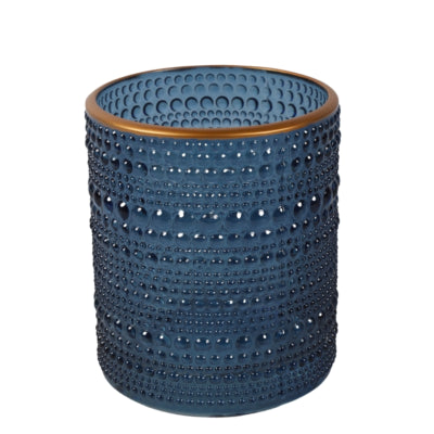 Countryfield Teelichthalter Nelle M blau 10 cm | 24 Stück