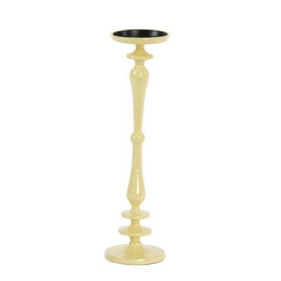 Light Living Licht- und Living-Kerzenständer Yahvi glänzend gelb 39 cm | 2 Stk