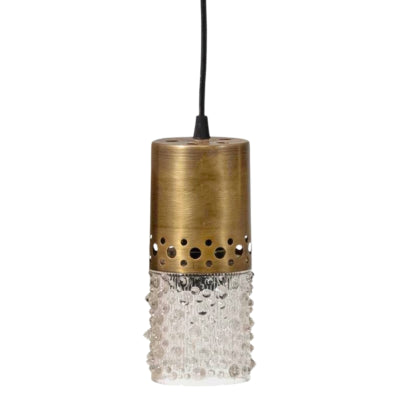 Bepurehome Hängelampe Sprinkle antik messingfarben 20 cm | 6 Stück