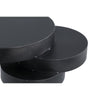 Ptmd Beistelltisch essy schwarz 68 cm | 2 Stk