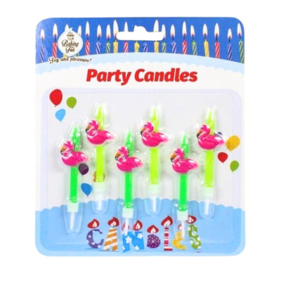Ty Kuchenkerzen Flamingo 7,5 cm 6 Stück | 36 Stück