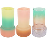Vase Shae mattbraun lachsrosa 17 cm | 24 Stück - afbeelding 2