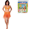 Folat Hawaii-Oberteil und Rock orange Einheitsgröße | 12 Stück