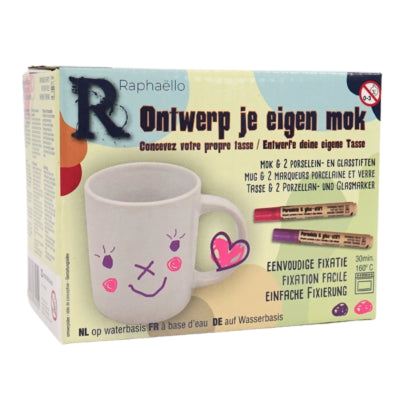 Raphaëllo gestalten Sie Ihren eigenen Becher 200 ml 3er-Set | 8 Stück