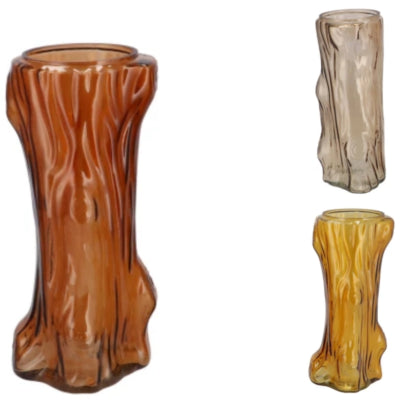 Daan Bugholzvase Baum braun 26 cm 3-fach sortiert | 12 Stück