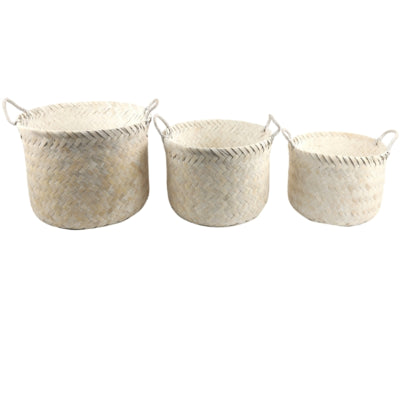 Countryfield Korb Rosita Creme 41,5 cm 3er Set | 2 Stk
