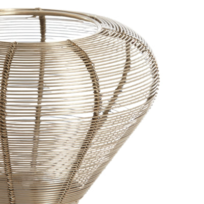 Light Living Licht und Living Teelichthalter Mealynn goldfarben 33 cm | 2 Stk