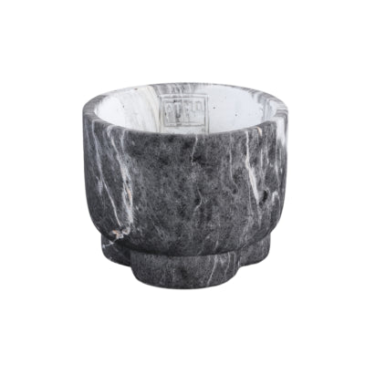 Ptmd Blumentopf Marmy Schwarz S 12 cm | 8 Stück