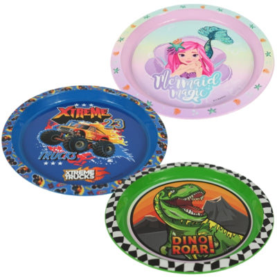 Home Universe Teller Kinder Kunststoff 21 cm 6-fach sortiert | 24 Stück