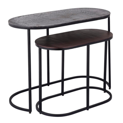 Ptmd Beistelltisch Janca Aluminium 69 cm 2er Set | 2 Stk