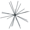 Housevitamin Ornament Feuerwerk Metall schwarz 25 cm | 12 Stück