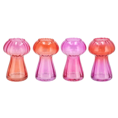 Daan Bugholzvase Nova Pink 17 cm 4-fach sortiert | 8 Stück