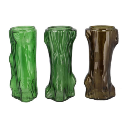 Daan Bugholzvase Baum grün 14 cm 3 sortiert | 12 Stück