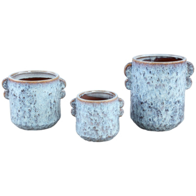 Ptmd Blumentopf Shay hoch l blau 18 cm | 8 Stück