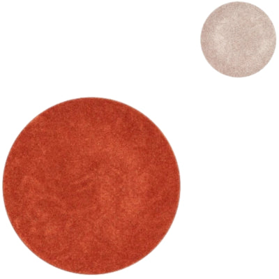 Daan Bugholz Dekoteller Melamin Glanz orange goldfarben 22 cm 2 sortiert | 18 Stück