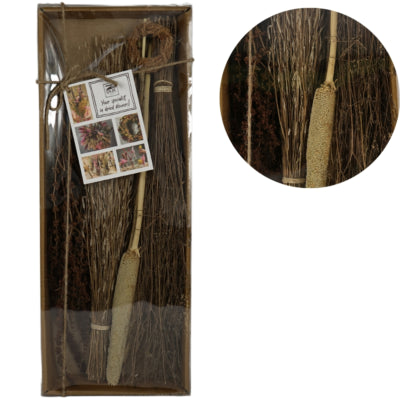 Trockenblumen-Geschenkbox 58 cm | 12 Stück