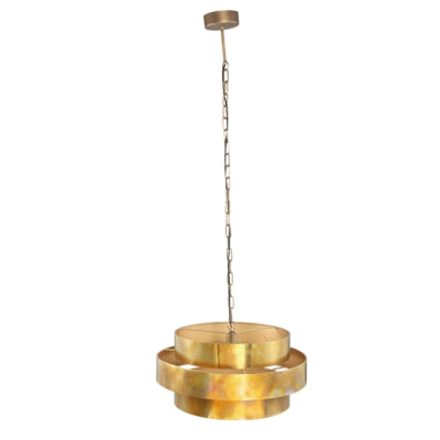 Ptmd Hängelampe Zanth goldfarben 52 cm | 2 Stk