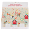 Amscan Spiralanhänger Barnyard 61 cm 12er-Set | 20 Stück