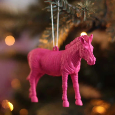 Ngk Anhänger Zebra rosa 12 cm | 24 Stück