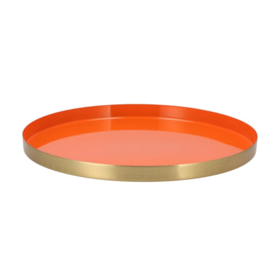 Daan Bugholztablett Marrakesch orange 33 cm | 6 Stück