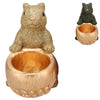 Daan Bugholzschale Jingle Eichhörnchen sitzend grün goldfarben 22 cm 2 sortiert | 6 Stück