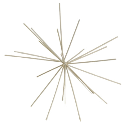 Housevitamin Ornament Feuerwerk Metall beige 25 cm | 12 Stück