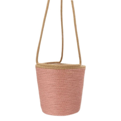 Daan Bugholz-Hängekorb Tripoli rosa 16 cm | 10 Stück