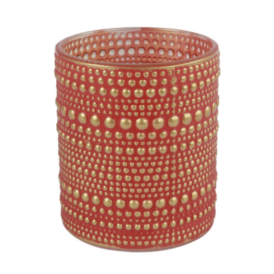 Countryfield Teelichthalter Nelle M rot 10 cm | 24 Stück