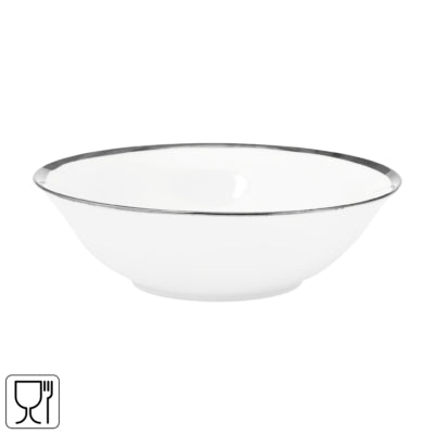 Vtwonen Schüssel weiß silber 18 cm | 12 Stück