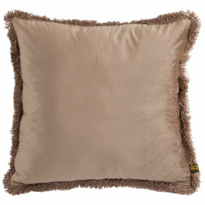 Ptmd Kissen Nous Samt Taupe 60 x 60 cm | 4 Stück