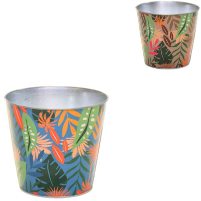 Blumentopf Bob Dschungel m 13 cm 2 sortiert | 24 Stück