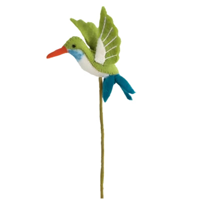 Dekoration Kolibri Filz 37 cm | 12 Stück