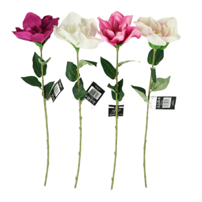 Kunstblume Magnolie 70 cm 4-fach sortiert | 24 Stück