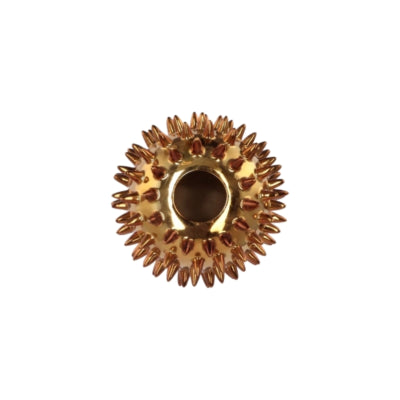 Daan Bugholzvase Spieß goldfarben 22 cm | 2 Stk