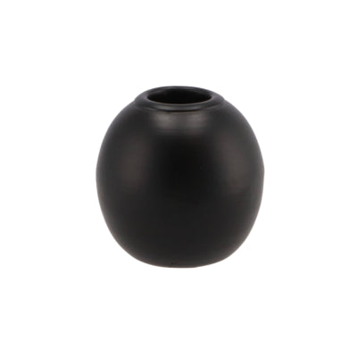 Daan Bugholz Kerzenständer Dobra Kugel schwarz 6 cm | 12 Stück