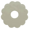 Stjernsund Kerzenring Loua Blume grau glänzend 9,3 cm | 24 Stück
