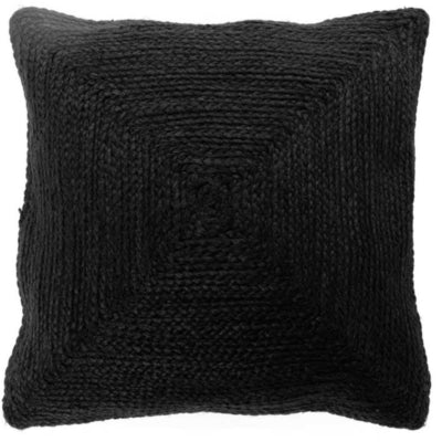Einzigartiges Wohnkissen Rana schwarz 45 x 45 cm | 6 Stück