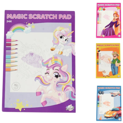 Craft Universe Kratzmalbuch A5 4 sortiert | 36 Stück