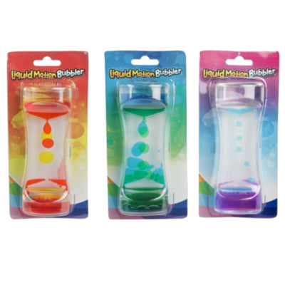 Liquid Motion Bubbler Sanduhr 14 cm 3 sortiert | 24 Stück