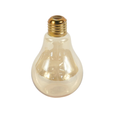 Vase Glühbirne Bernstein 12 cm | 24 Stück