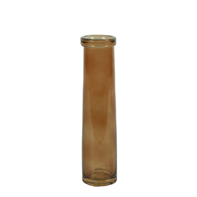 Countryfield Vase Tube Missy m braun 28 cm | 8 Stück