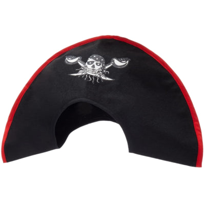 Folat Piratenhut Filz schwarz 47 cm | 12 Stück