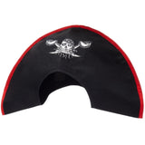 Folat Piratenhut Filz schwarz 47 cm | 12 Stück - afbeelding 1