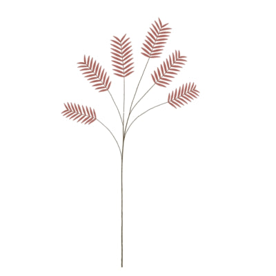 Daan Bugholz Kunstblatt Palme braun 125 cm | 6 Stück