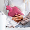 Relaxdays Wärmflasche rosa 2 l | 6 Stück