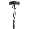 Leichte Wohn-Hängelampe Kasper schwarz 55 cm | 2 Stk