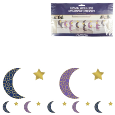 Amscan Dekogirlande orientalische Folie 213 cm | 24 Stück